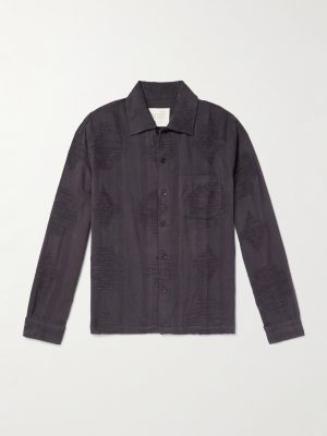 Martin Cotton-Jacquard Shirt