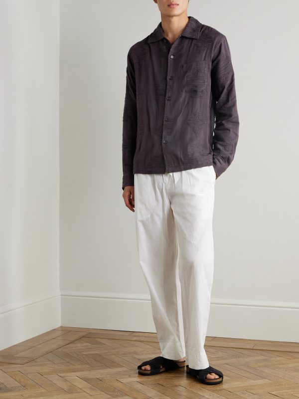 Martin Cotton-Jacquard Shirt - OU Martin Cotton-Jacquard Shirt - OU