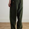 Antonio Straight-Leg Embroidered Cotton-Corduroy Trousers - BK