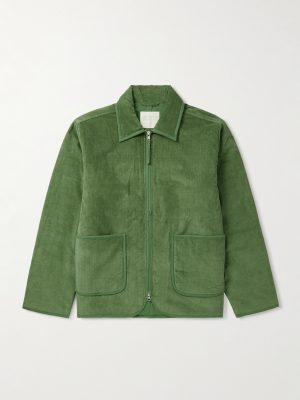 + Paiwand Studio Amardeep Embroidered Cotton-Herringbone Jacket + Paiwand Studio Amardeep Embroidered Cotton-Herringbone Jacket