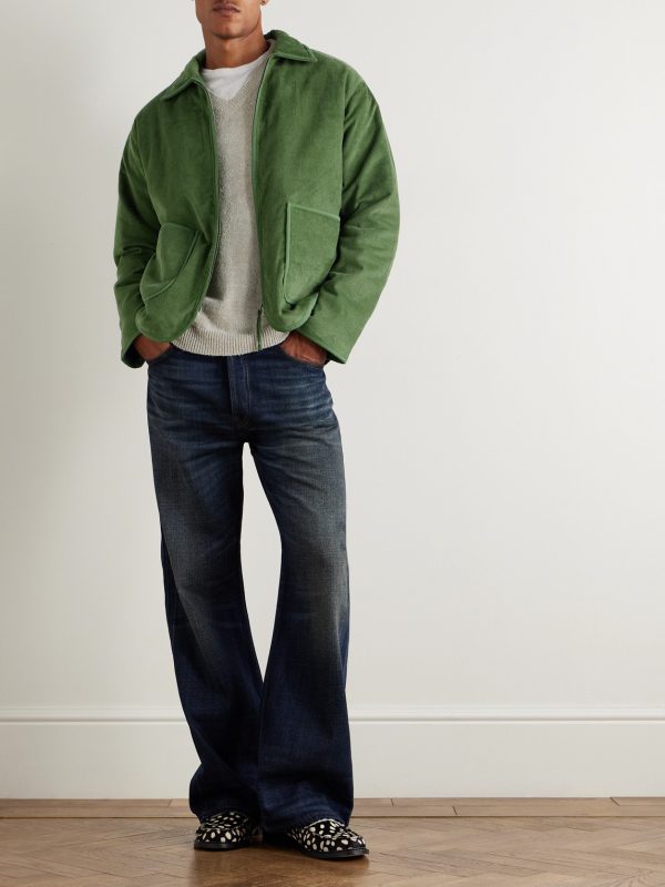 + Paiwand Studio Amardeep Embroidered Cotton-Herringbone Jacket - OU