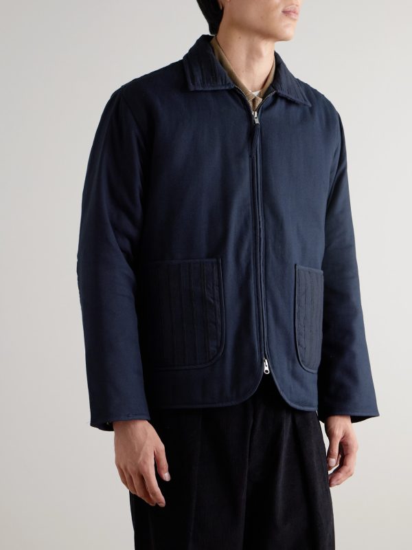 Amardeep Embroidered Cotton-Herringbone Jacket - FR Amardeep Embroidered Cotton-Herringbone Jacket - FR