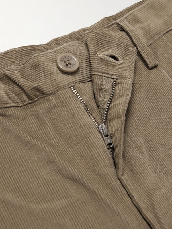 Antonio Straight-Leg Cotton-Corduroy Trousers - E1 Antonio Straight-Leg Cotton-Corduroy Trousers - E1