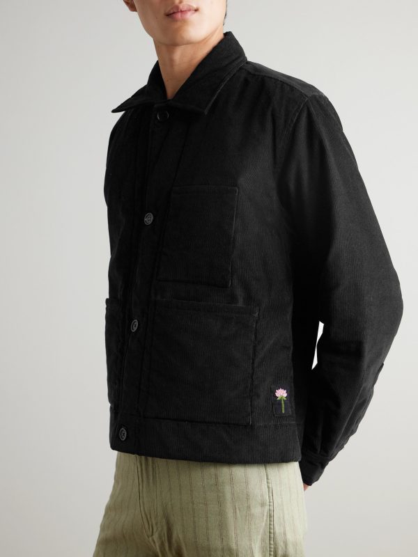 Bodhi Embroidered Cotton-Corduroy Jacket - FR