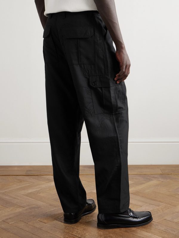 Straight-Leg Wool Trousers - BK Straight-Leg Wool Trousers - BK