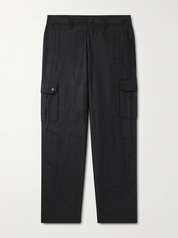 Straight-Leg Wool Trousers Straight-Leg Wool Trousers