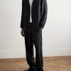 Straight-Leg Wool Trousers - OU Straight-Leg Wool Trousers - OU