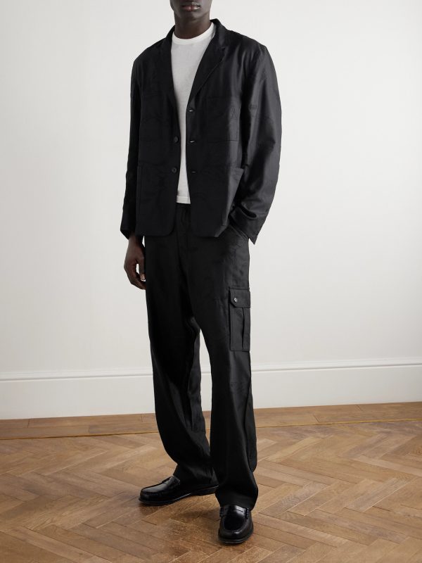 Straight-Leg Wool Trousers - OU Straight-Leg Wool Trousers - OU