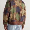 Max Embroidered Appliquéd Cotton-Seersucker Bomber Jacket - BK Max Embroidered Appliquéd Cotton-Seersucker Bomber Jacket - BK