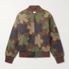 Max Embroidered Appliquéd Cotton-Seersucker Bomber Jacket Max Embroidered Appliquéd Cotton-Seersucker Bomber Jacket