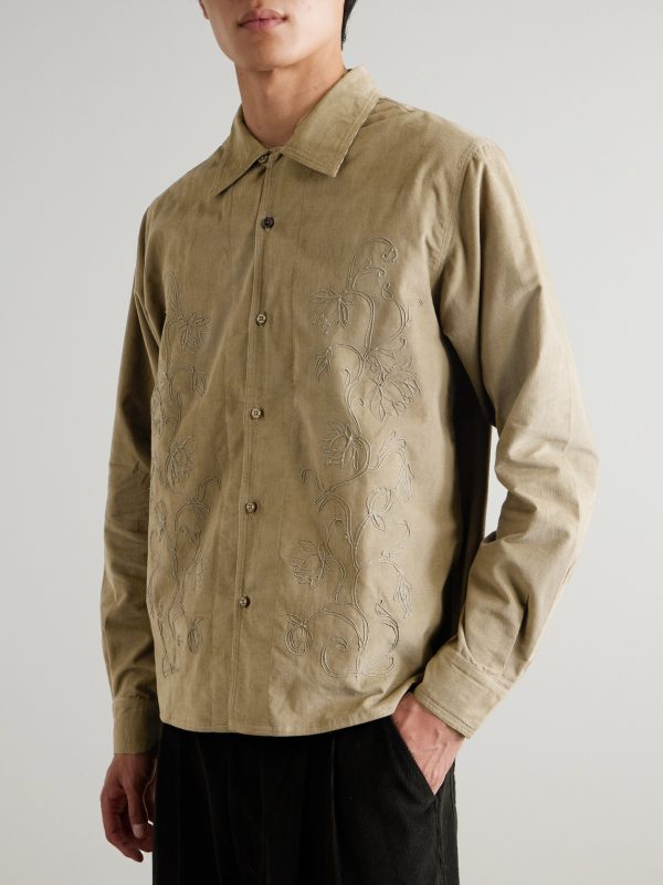 Chintan Embroidered Cotton Shirt - FR