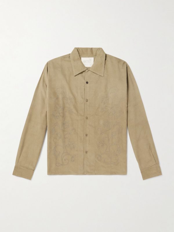 Chintan Embroidered Cotton Shirt