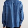 Luis Embroidered Cotton-Chambray Shirt - BK