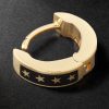 Resilience Tenet 18-Karat Gold Ceramic Earring - BK Resilience Tenet 18-Karat Gold Ceramic Earring - BK