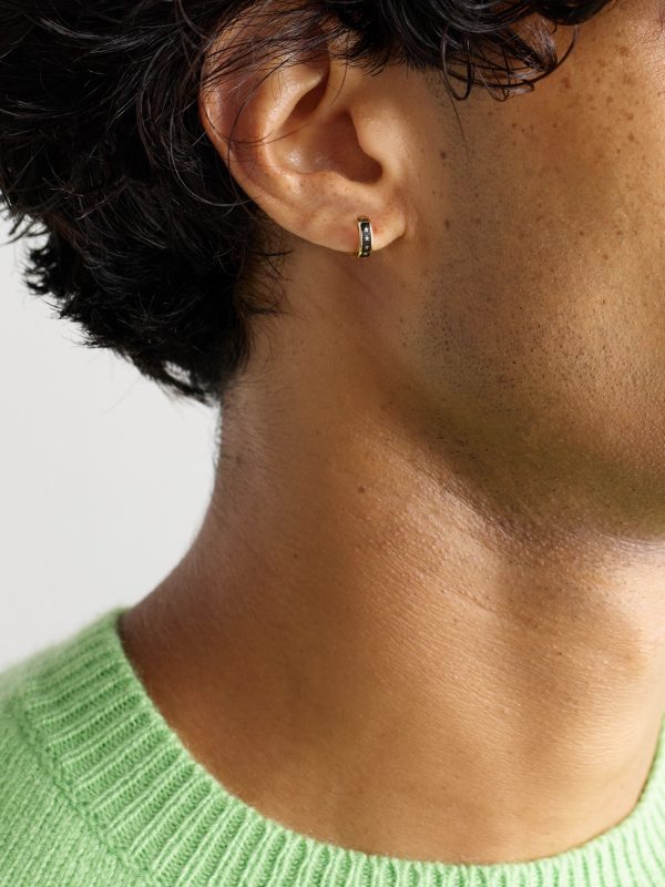 Resilience Tenet 18-Karat Gold Ceramic Earring - OU Resilience Tenet 18-Karat Gold Ceramic Earring - OU