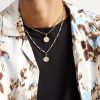 Element Internal Compass Rhodium-Plated 18-Karat White and Yellow Gold Diamond Pendant Necklace - E1 Element Internal Compass Rhodium-Plated 18-Karat White and Yellow Gold Diamond Pendant Necklace - E1