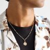 Element Internal Compass Rhodium-Plated 18-Karat White and Yellow Gold Diamond Pendant Necklace - OU Element Internal Compass Rhodium-Plated 18-Karat White and Yellow Gold Diamond Pendant Necklace - OU