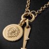 Strength and Arrow Medium Belcher 18-Karat Gold Diamond Necklace - CU Strength and Arrow Medium Belcher 18-Karat Gold Diamond Necklace - CU