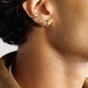 Protection Tenet 18-Karat Gold Ceramic Earring - OU Protection Tenet 18-Karat Gold Ceramic Earring - OU