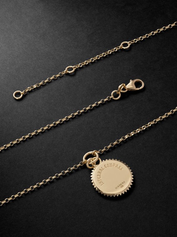 Internal Compass 18-Karat Gold Diamond Pendant Necklace - BK