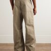 Straight-Leg Cotton-Canvas Cargo Trousers - BK Straight-Leg Cotton-Canvas Cargo Trousers - BK