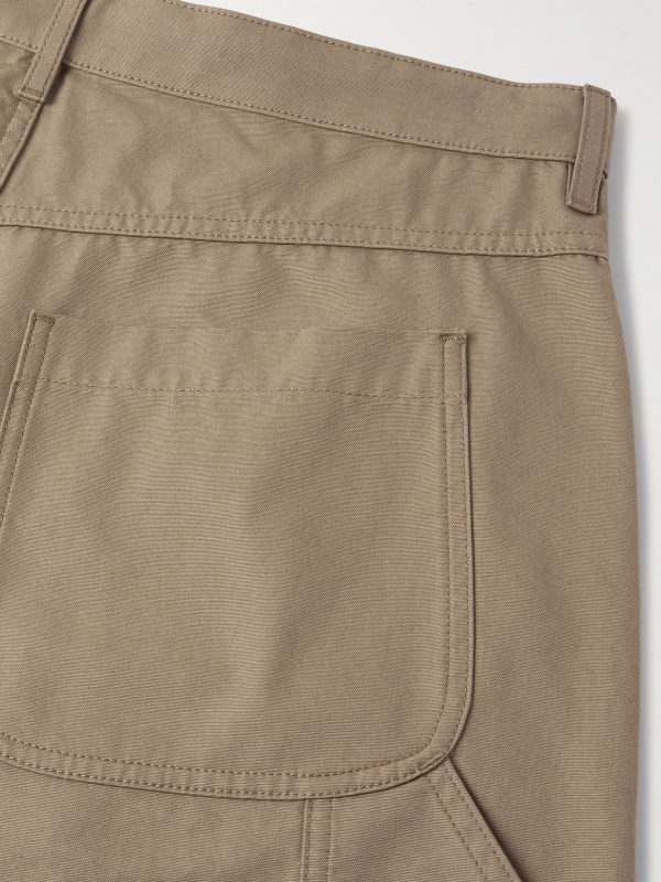 Straight-Leg Cotton-Canvas Cargo Trousers - CU Straight-Leg Cotton-Canvas Cargo Trousers - CU
