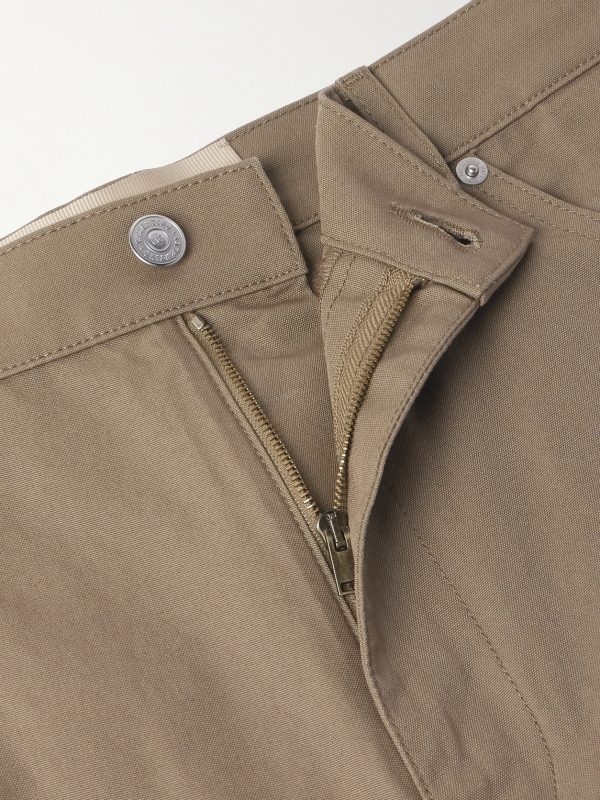 Straight-Leg Cotton-Canvas Cargo Trousers - E1 Straight-Leg Cotton-Canvas Cargo Trousers - E1
