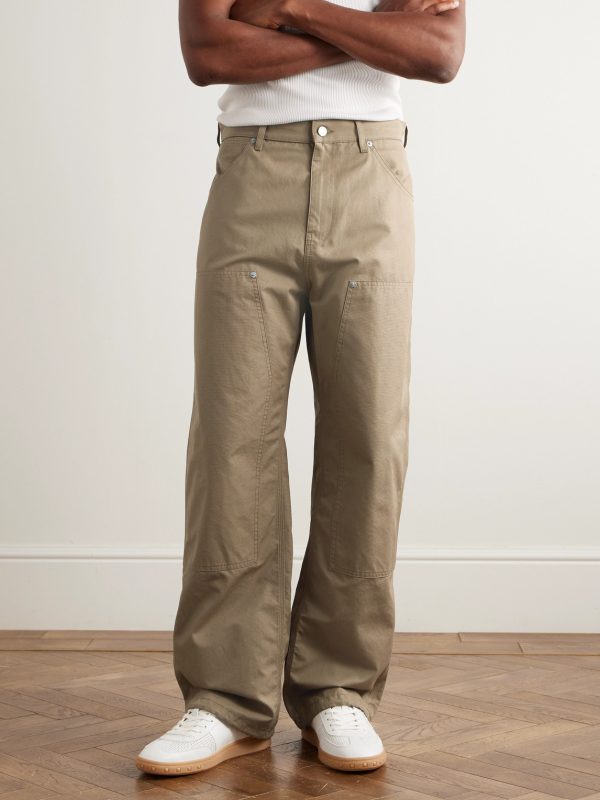 Straight-Leg Cotton-Canvas Cargo Trousers - FR Straight-Leg Cotton-Canvas Cargo Trousers - FR
