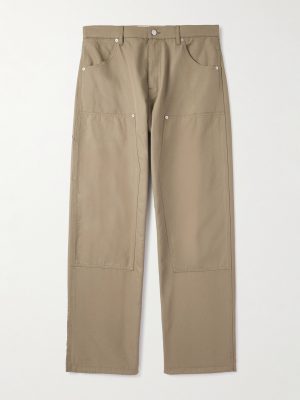 Straight-Leg Cotton-Canvas Cargo Trousers Straight-Leg Cotton-Canvas Cargo Trousers