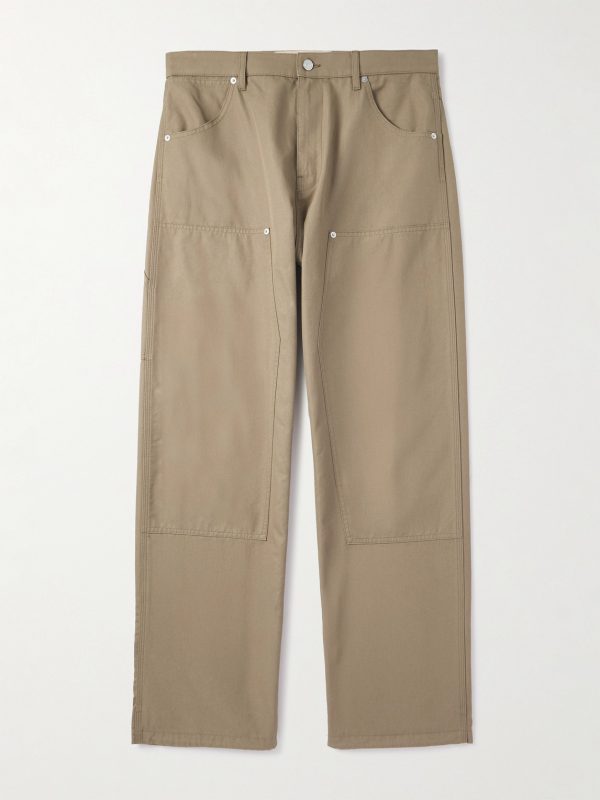 Straight-Leg Cotton-Canvas Cargo Trousers Straight-Leg Cotton-Canvas Cargo Trousers