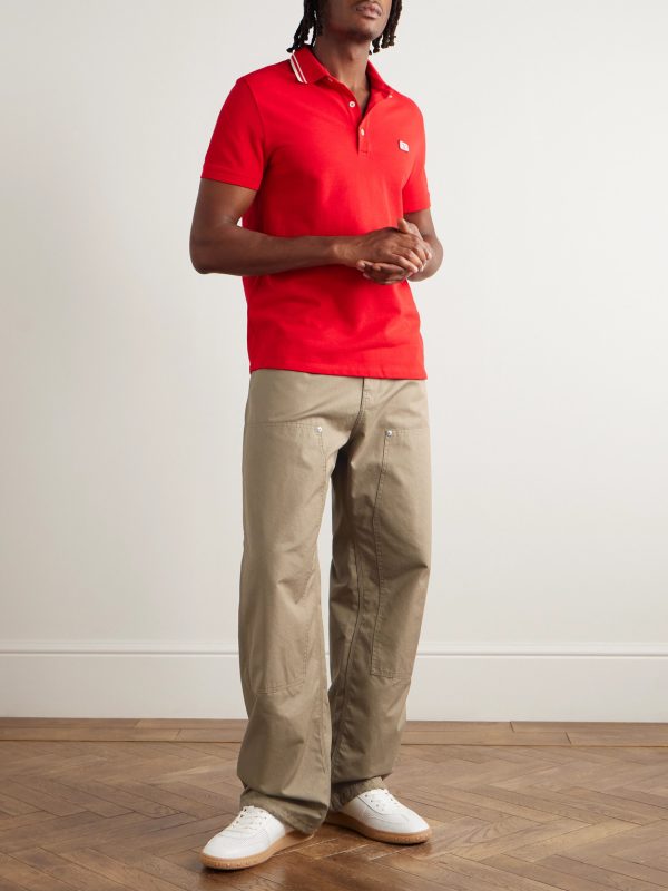 Straight-Leg Cotton-Canvas Cargo Trousers - OU Straight-Leg Cotton-Canvas Cargo Trousers - OU