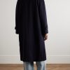 Oversized Wool and Cashmere-Blend Coat - BK Oversized Wool and Cashmere-Blend Coat - BK