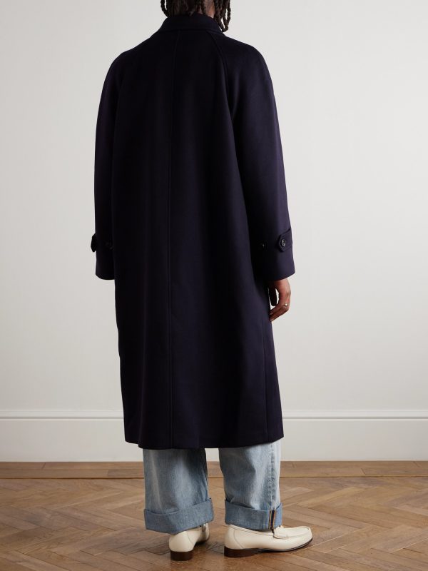 Oversized Wool and Cashmere-Blend Coat - BK Oversized Wool and Cashmere-Blend Coat - BK