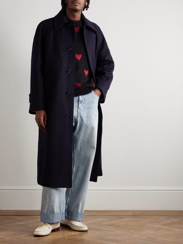 Oversized Wool and Cashmere-Blend Coat - OU Oversized Wool and Cashmere-Blend Coat - OU