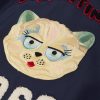 Le Chat De La Maison Logo-Appliquéd Two-Tone Virgin Wool and Cotton-Blend Twill Bomber Jacket - E1 Le Chat De La Maison Logo-Appliquéd Two-Tone Virgin Wool and Cotton-Blend Twill Bomber Jacket - E1