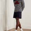 Logo-Intarsia Striped Virgin Wool Sweater - OU