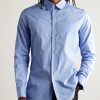 Slim-Fit Striped Cotton Shirt - FR