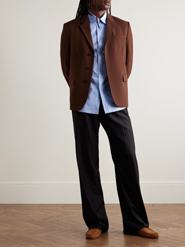 Slim-Fit Striped Cotton Shirt - OU