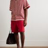 Camp-Collar Printed Cotton-Twill Shirt - OU Camp-Collar Printed Cotton-Twill Shirt - OU