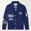 Chez Valentino Slim-Fit Shawl-Collar Intarsia Wool Cardigan Chez Valentino Slim-Fit Shawl-Collar Intarsia Wool Cardigan