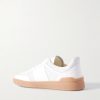 Upvillage Perforated Leather Sneakers - BK Upvillage Perforated Leather Sneakers - BK