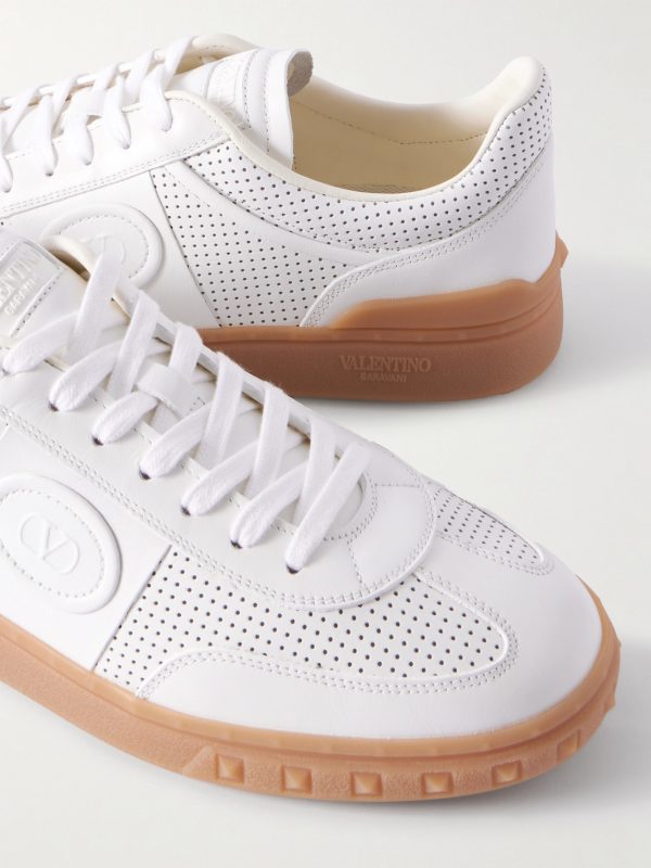 Upvillage Perforated Leather Sneakers - CU Upvillage Perforated Leather Sneakers - CU