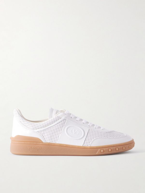 Upvillage Perforated Leather Sneakers Upvillage Perforated Leather Sneakers