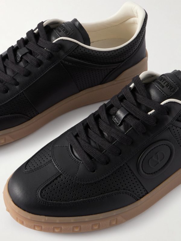 Upvillage Perforated Leather Sneakers - CU Upvillage Perforated Leather Sneakers - CU