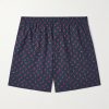 Straight-Leg Printed Cotton-Poplin Bermuda Shorts Straight-Leg Printed Cotton-Poplin Bermuda Shorts