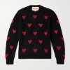 Jacquard-Knit Metallic Wool-Blend Sweater Jacquard-Knit Metallic Wool-Blend Sweater