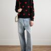 Jacquard-Knit Metallic Wool-Blend Sweater - OU Jacquard-Knit Metallic Wool-Blend Sweater - OU
