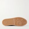 Upvillage Leather and Suede-Trimmed Twill Sneakers - E1 Upvillage Leather and Suede-Trimmed Twill Sneakers - E1