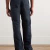 Straight-Leg Embellished Linen and Cotton-Blend Trousers - BK