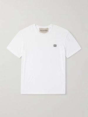 Logo-Appliquéd Cotton-Jersey T-Shirt Logo-Appliquéd Cotton-Jersey T-Shirt
